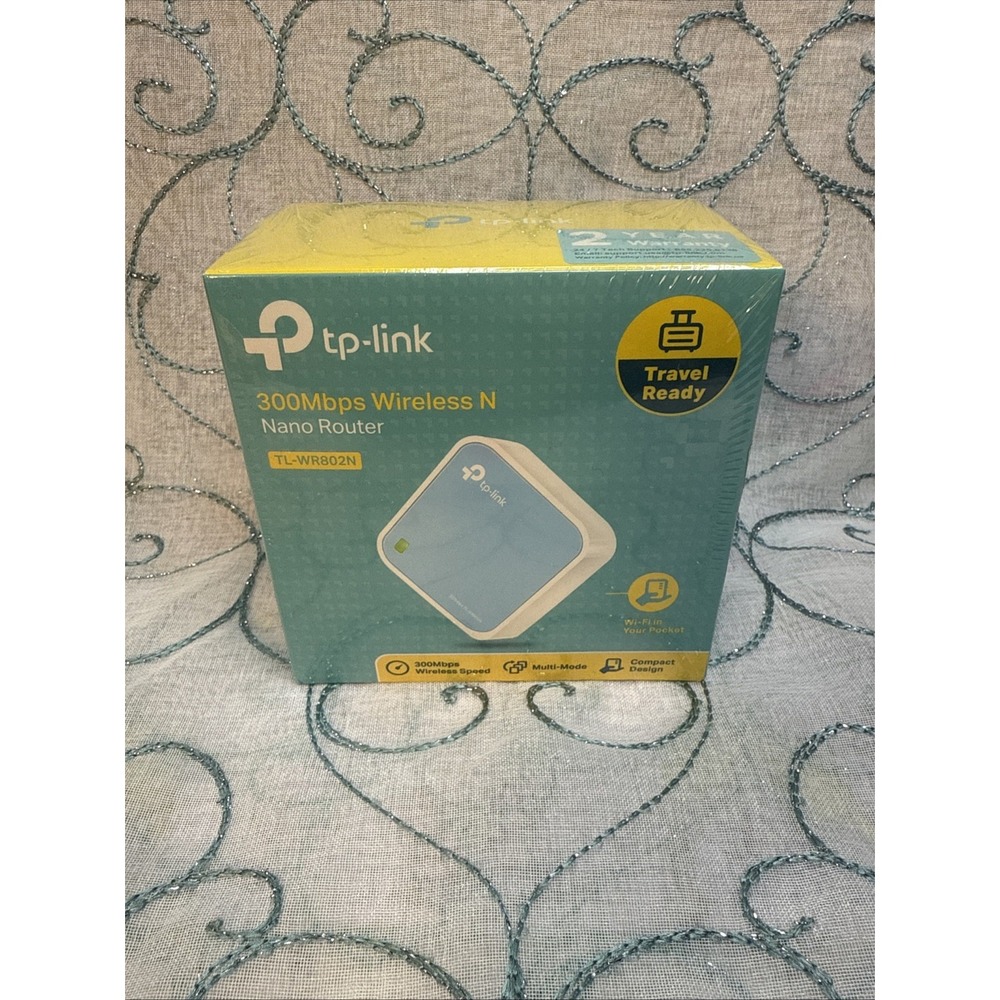 TP-LINK 300Mbps Portable Wireless Wi-Fi Travel Router (TL-WR802N)